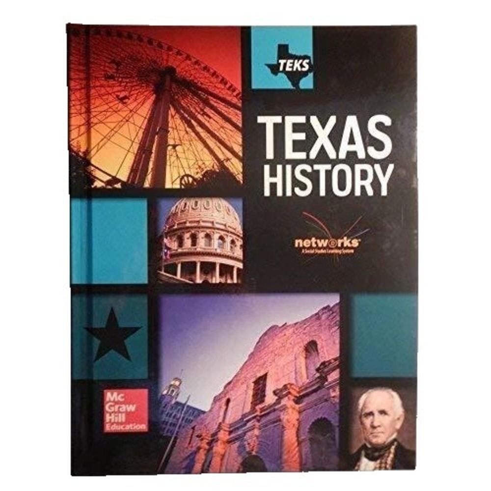 Texas History Networks a Social Studies Learning System - Hardcover‎ - Excellent
